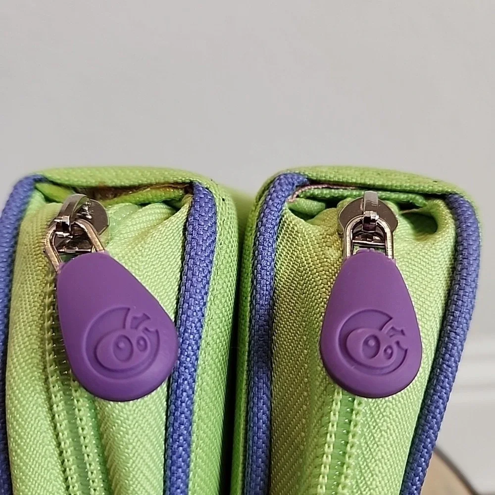 Set Of 2 Cuttlekids Cuttlebug Provo Craft Storage‎ Scrapbook ZIPPER CASE ONLY